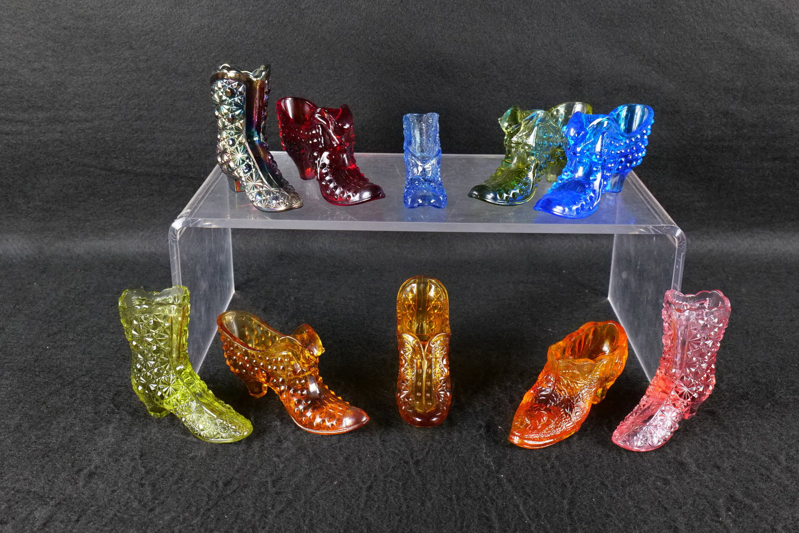 Group Lot of Glass Shoes (1 of 15)