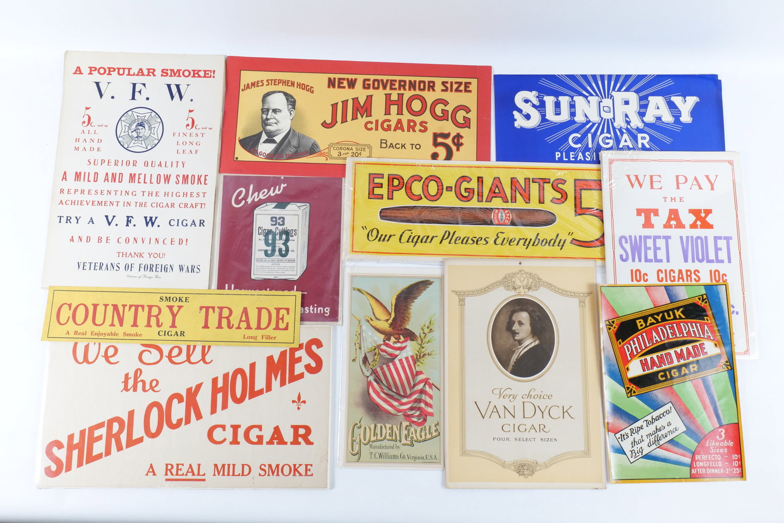 Lot of Cigar Signs (1 of 19)