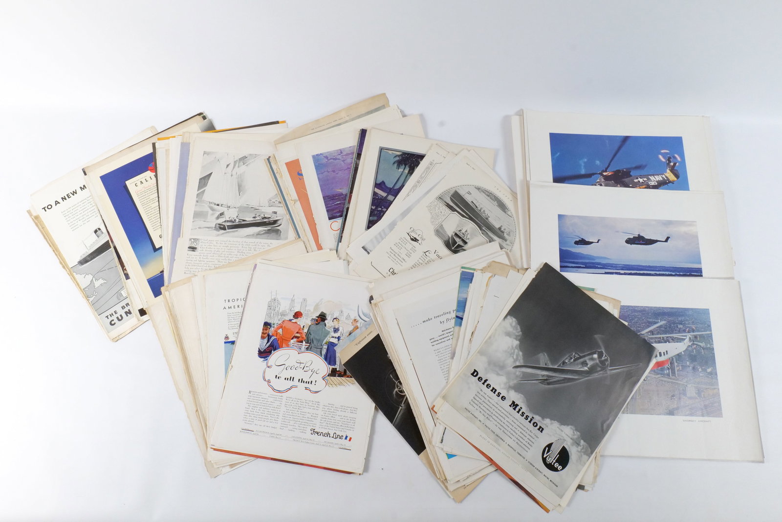 Lot of Planes, Boats, and Cruise Line Advertising (1 of 20)