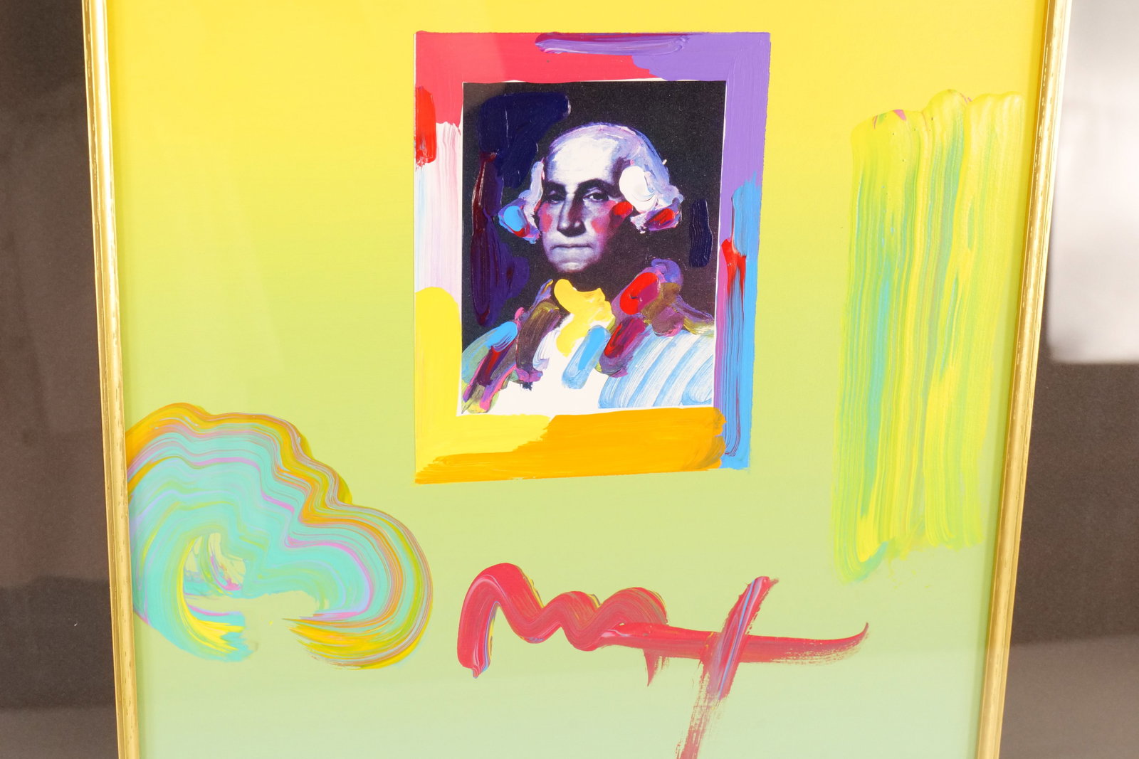 Original Peter Max George Washington - 7