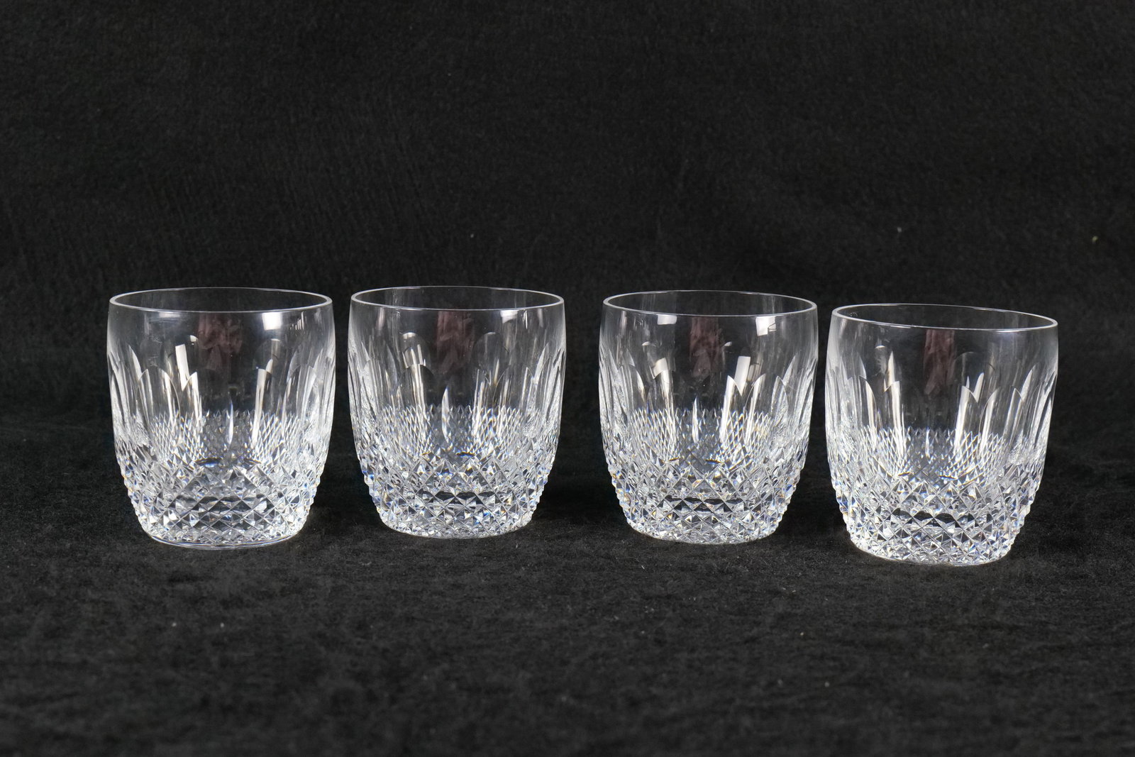 4 Waterford Short Stem Glasses -Colleen: Set of 4 Waterford short stem glasses in Colleen pattern. Largest measures approx. 3 1/2" tall x 3 1/4" in diameter. All invoices must be paid within 24 hours of the sale. We offer multiple shipping o