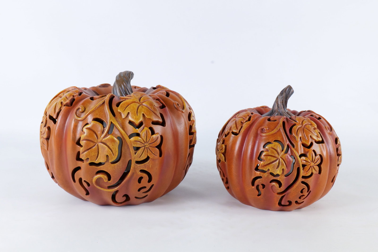 3 Resin Pumpkins - 10
