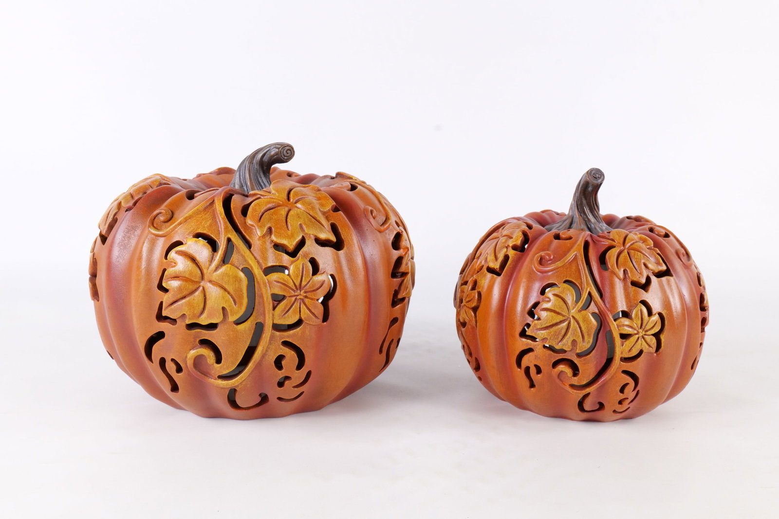 3 Resin Pumpkins - 11