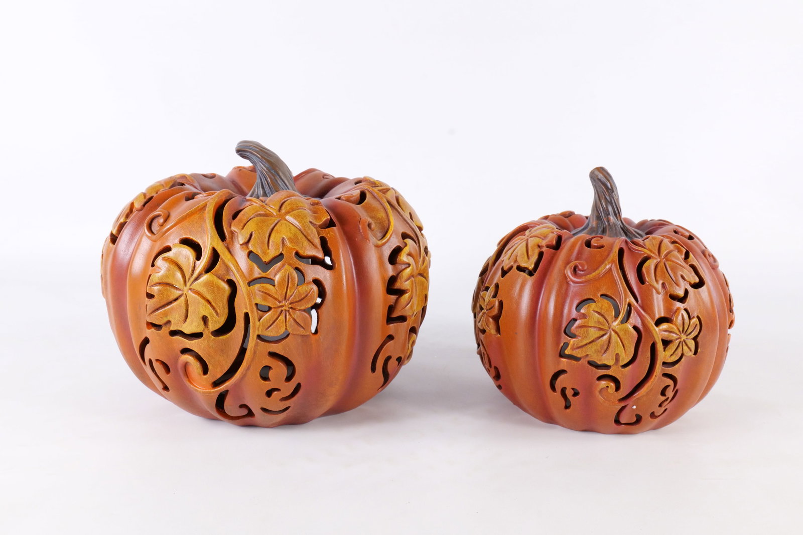 3 Resin Pumpkins - 8