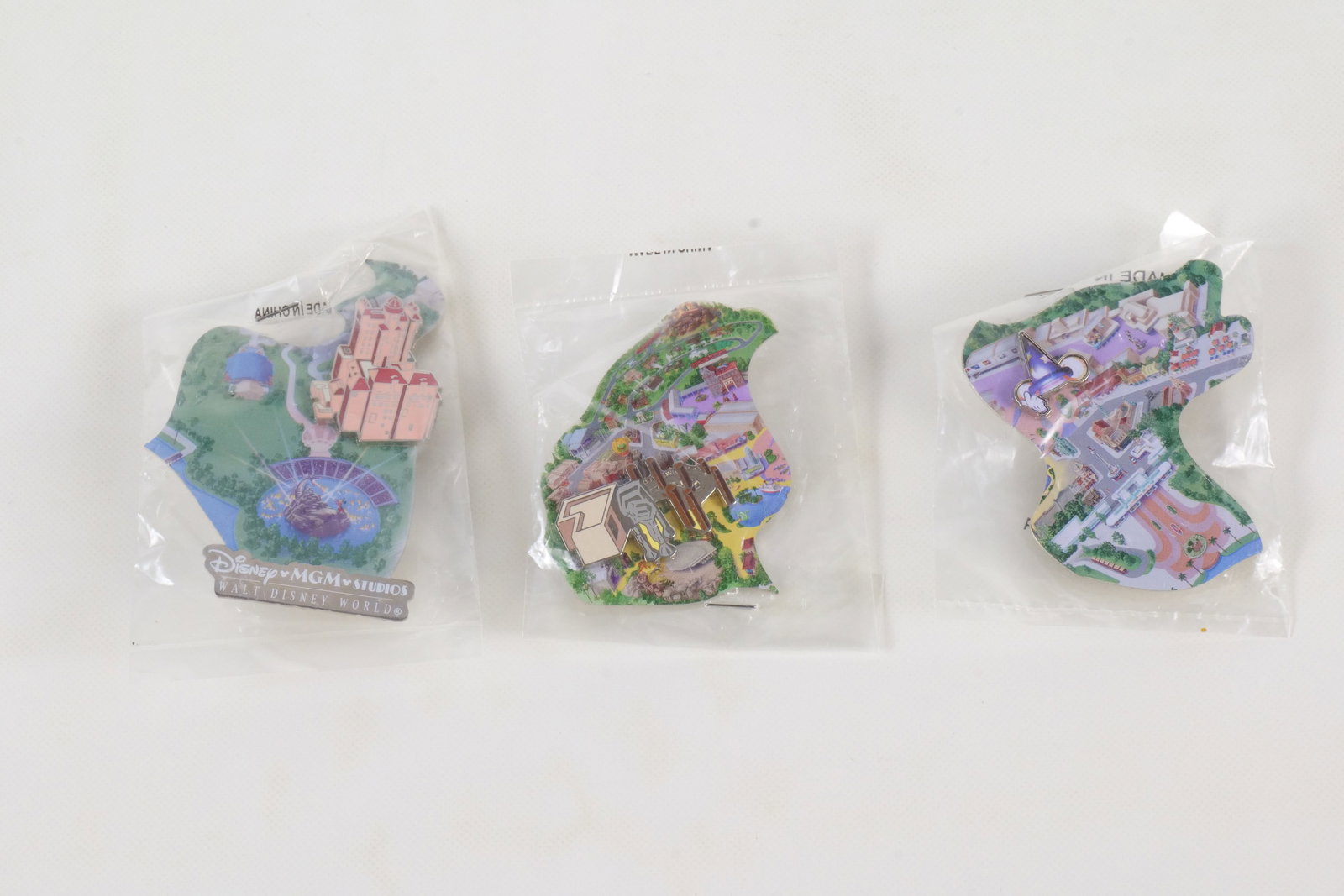 Lot of 3 Disney Cast Exclusive Atlas Series MGM Pins (1 of 7)