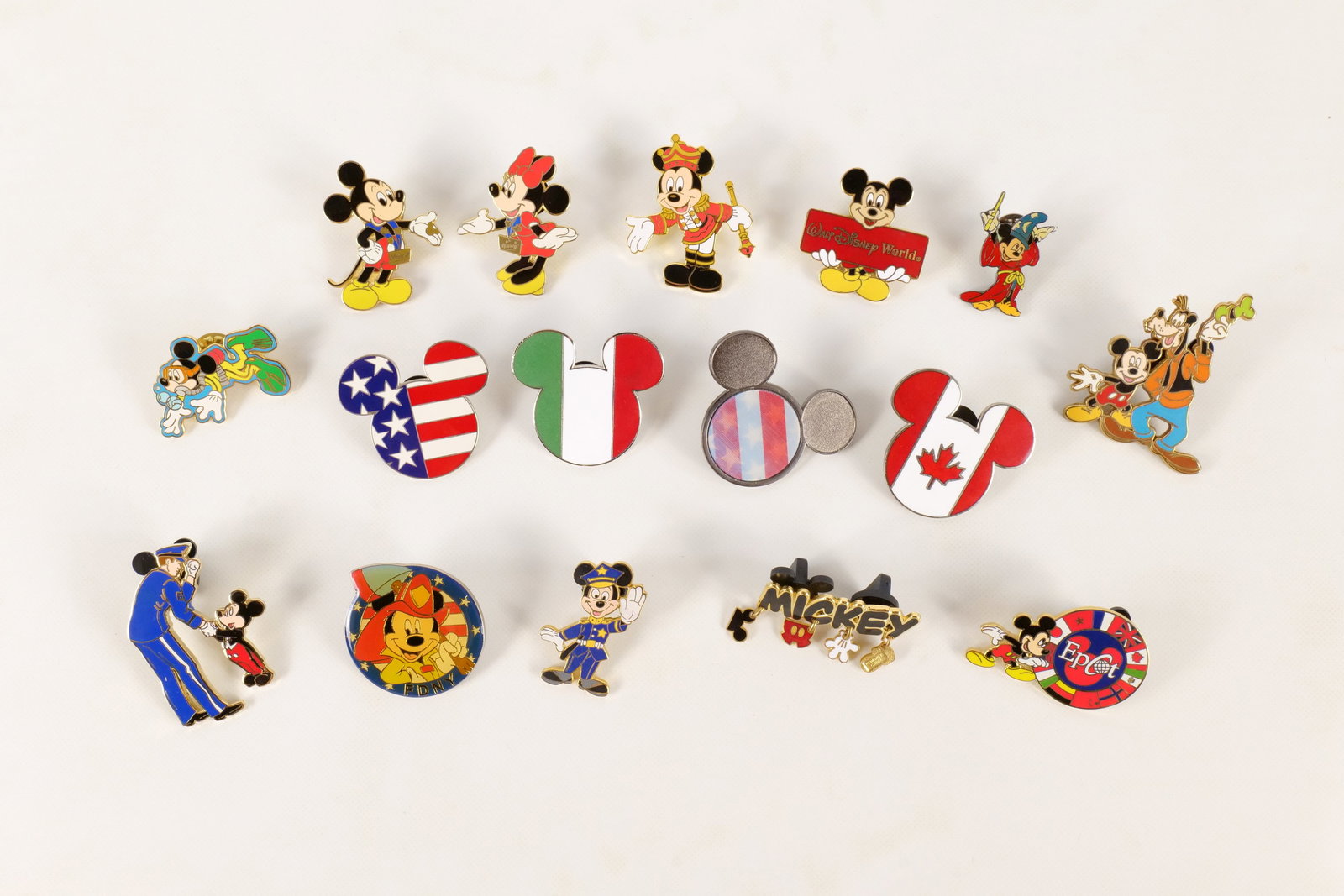 Lot of 16 Disney Mickey Mouse Trading Pins (1 of 15)