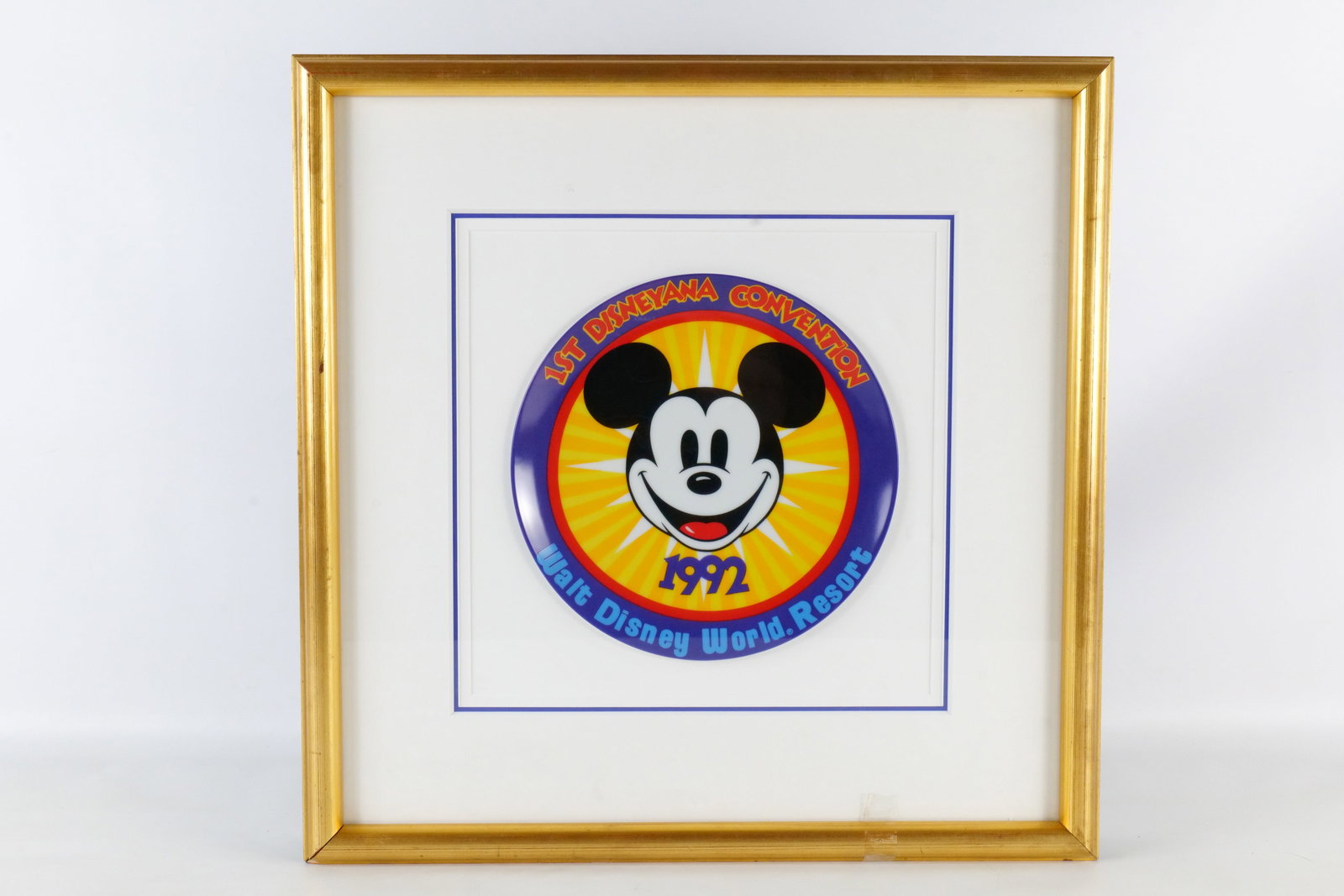 Disneyana Convention 1992 Walt Disney World Resort Framed Plate (1 of 8)