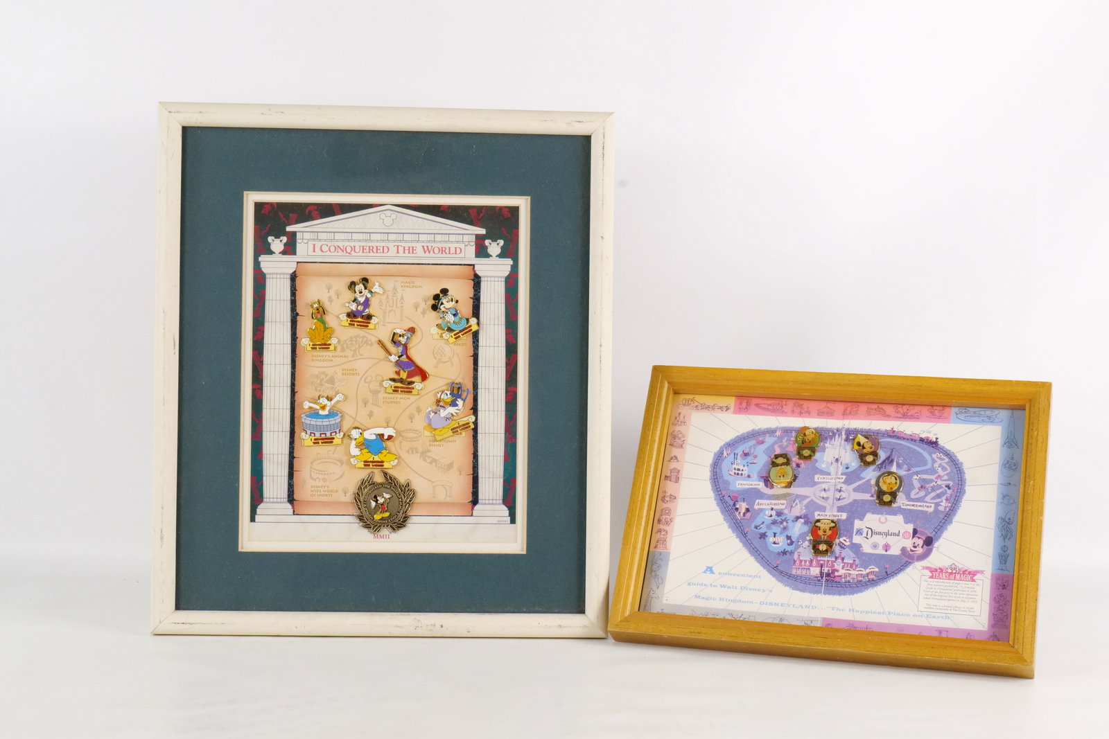 Lot of 2 Framed Disney Pin Sets (1 of 18)