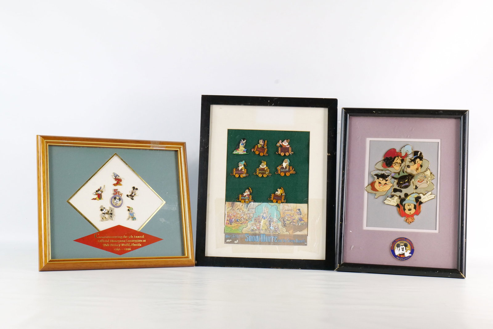 Lot of 3 Framed Disney Pin Sets (1 of 13)