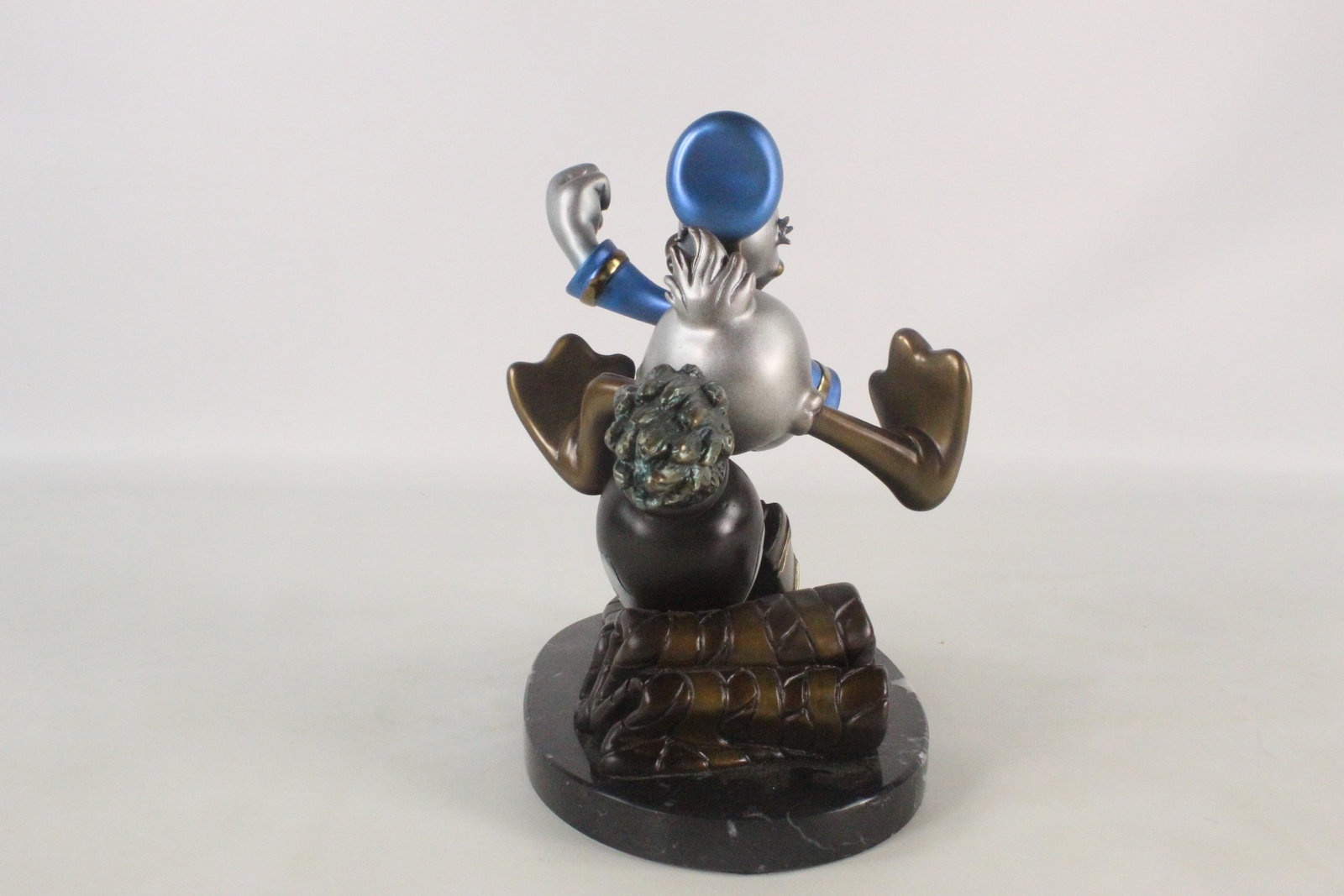 Disney Carl Barks "Self Control" Donald Duck Bronze Sculpture - 4