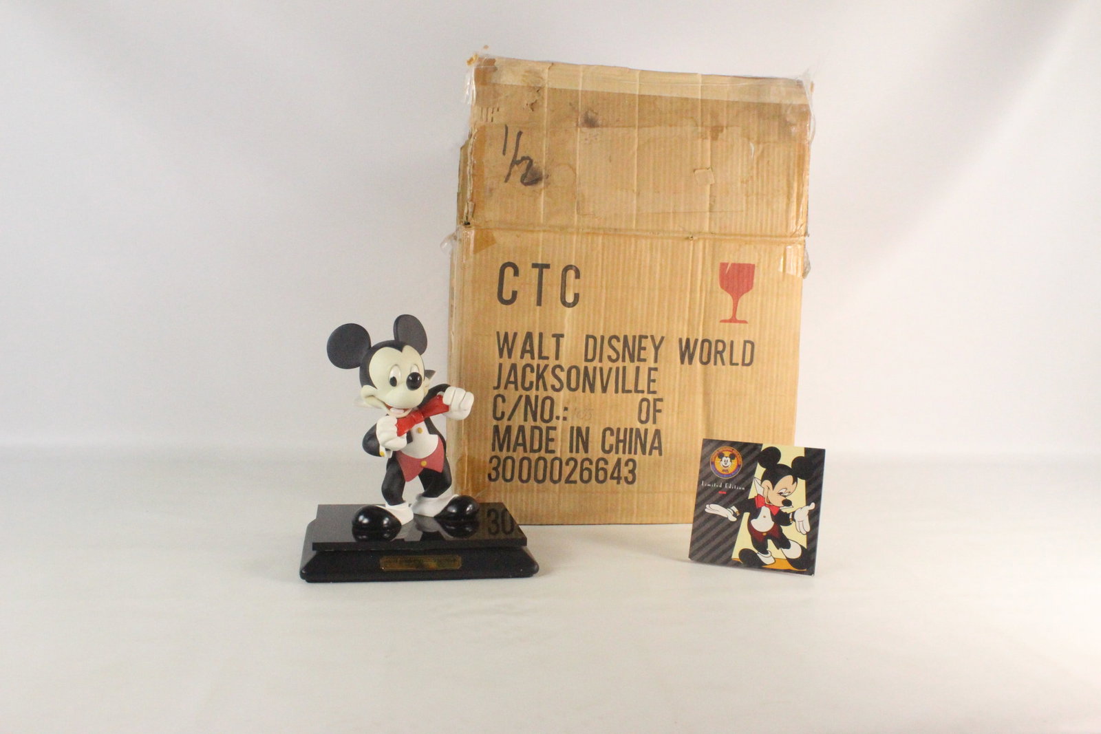 The Mickey Mouse Club "Neat and Pretty" Resin Figurine: The Mickey Mouse Club "Neat and Pretty" Resin Figurine by Marc Delle. Comes from the 1995 Disneyana Convention. Limited Edition of 2000 pieces. Signed and dated on the back. Comes with the COA and ori