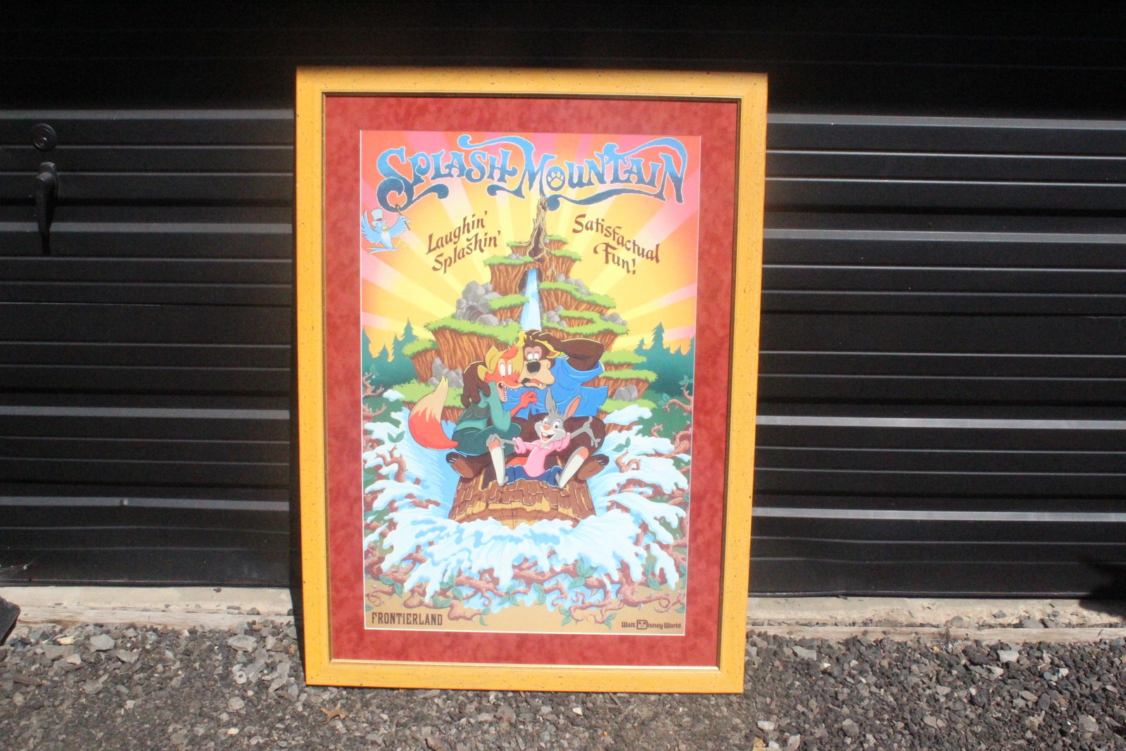 Oversized Walt Disney World Splash Mountain Attraction Frontierland Poster Print (1 of 6)