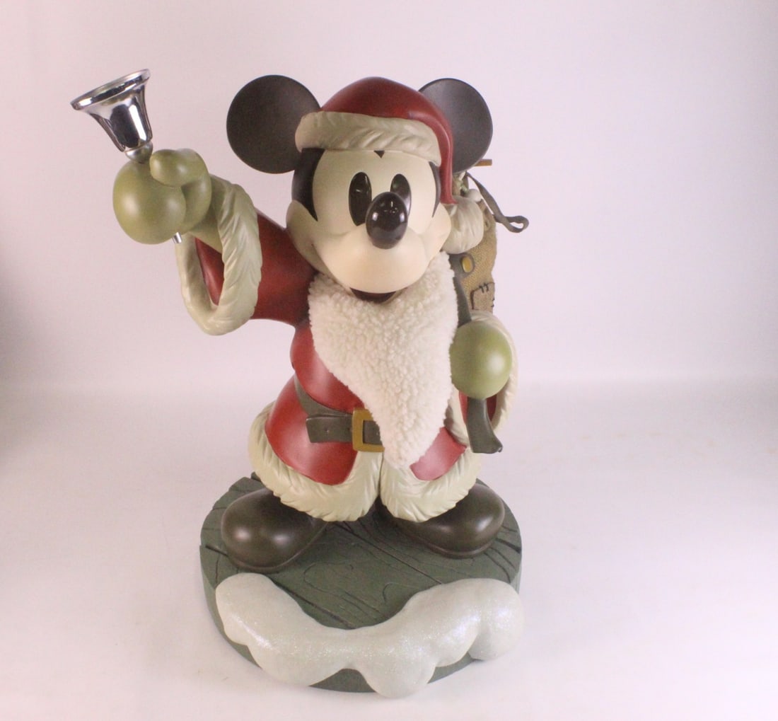 Disney Season's Greetings Mickey Mouse as Santa Big Fig Statue (1 of 13)