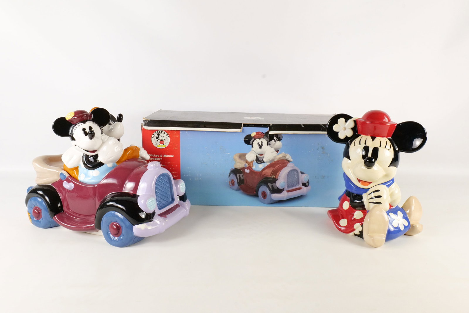 Lot of 2 Disney Ceramic Cookie Jars (1 of 18)