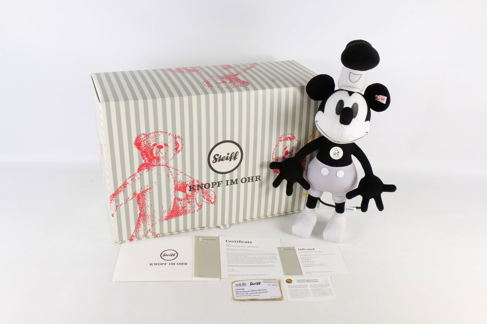 Steiff Disney Steamboat Willie Mickey Mouse (1 of 13)