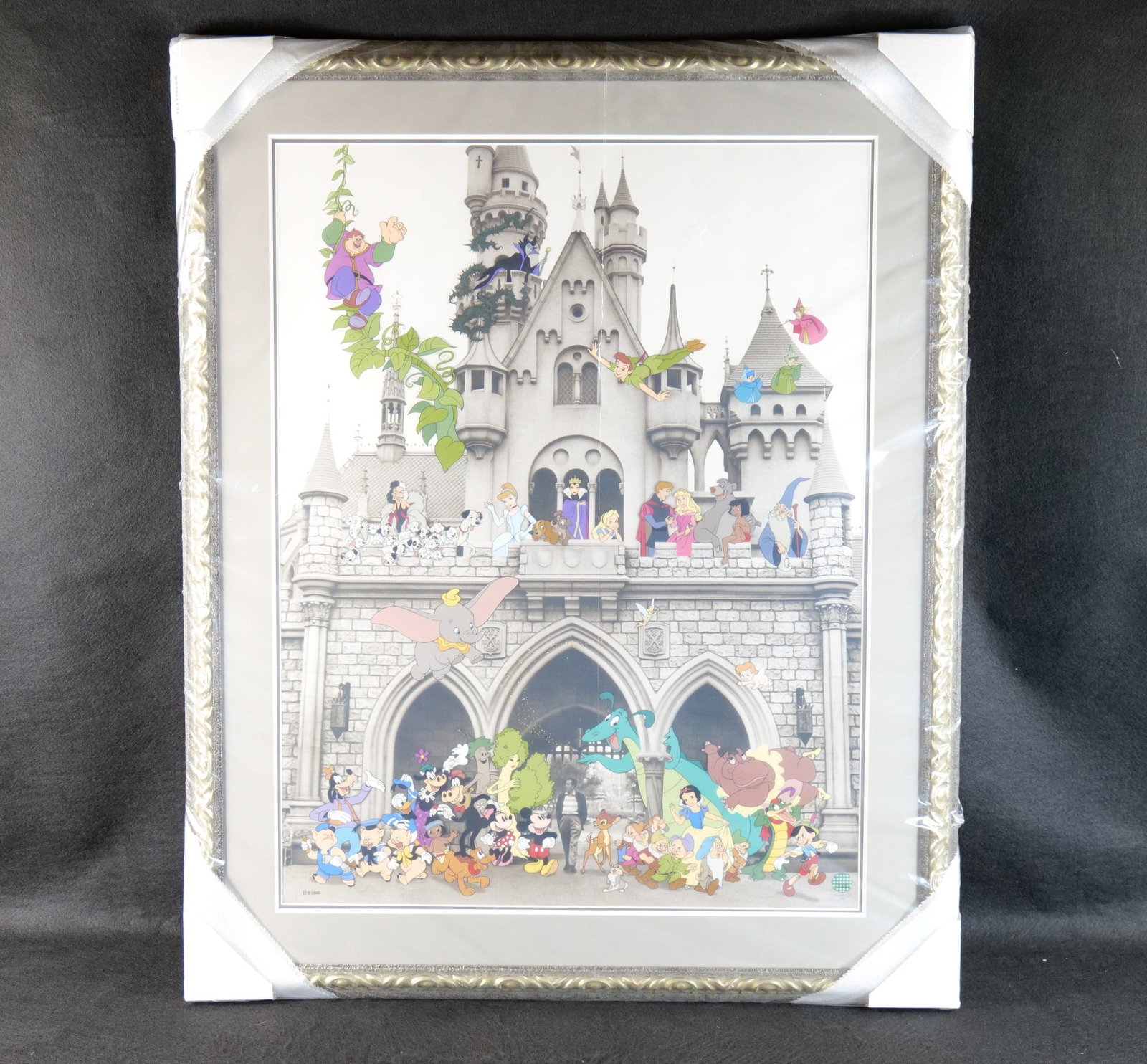 Walt Disney Studios "Walt's 100 Years of Magic" Sericel: Walt Disney Studios "Walt's 100 Years of Magic" Sericel. Featuring Numerous Iconic Disney Characters. Paperwork and COA on the back. New condition. Has original price tag attached. Comes with original