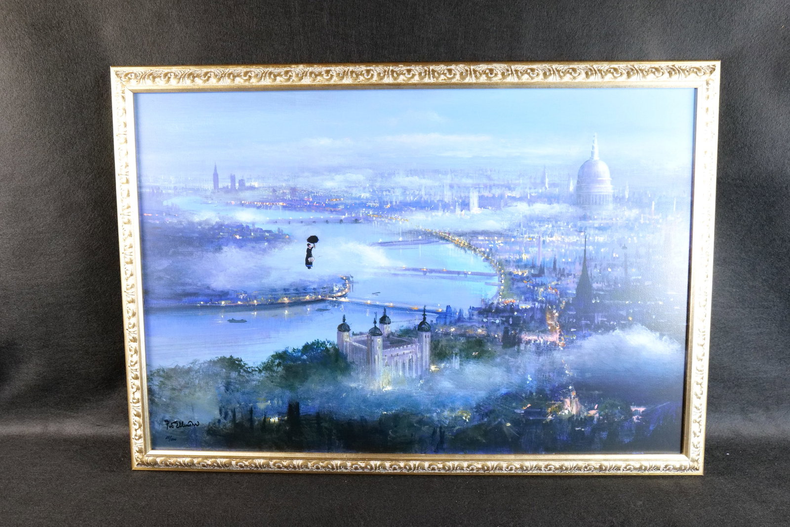 Peter Ellenshaw Giclee on Canvas of Mary Poppins (1 of 12)