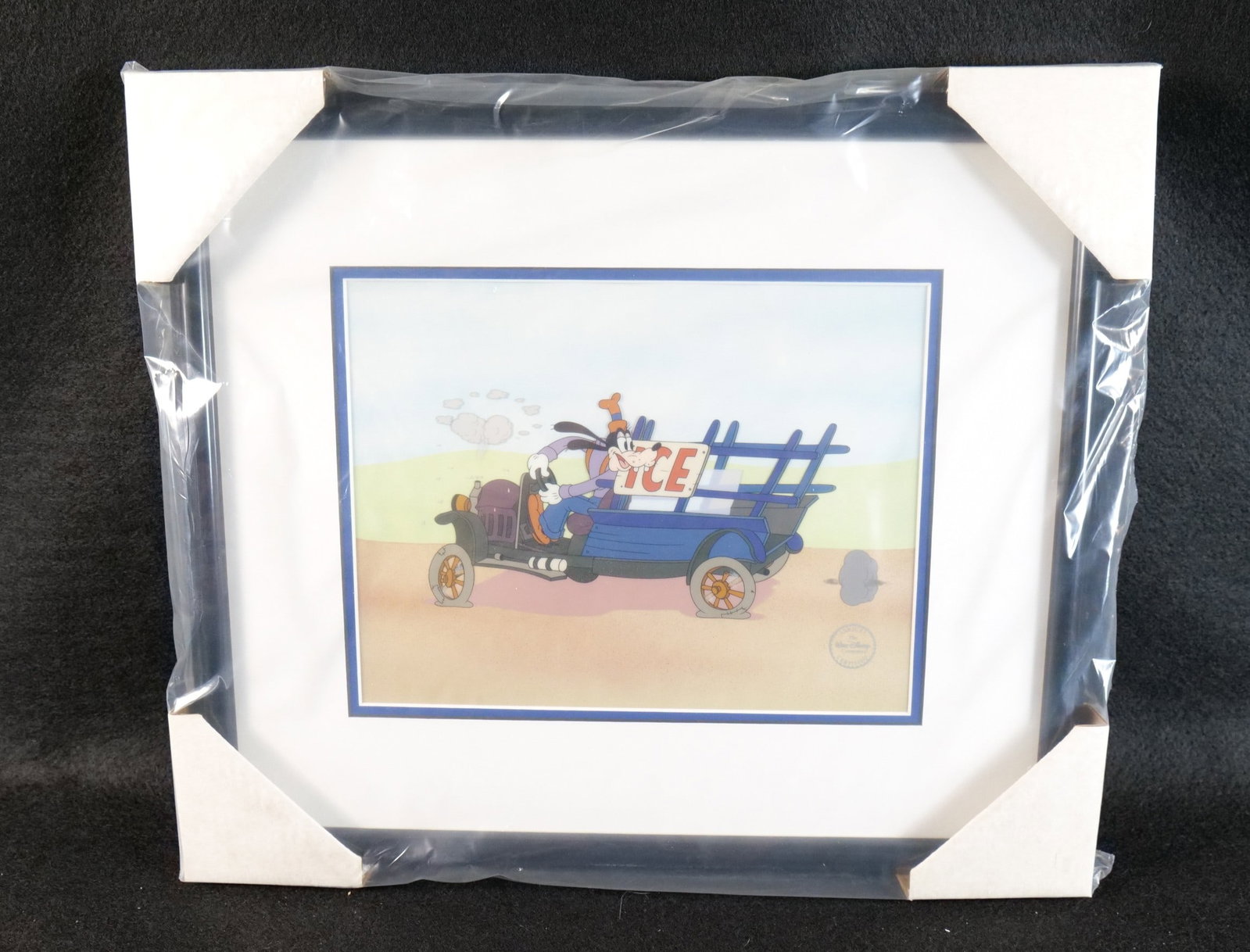 Disney Moving Day "Goofy Delivery" Limited Edition Sericel: Disney Moving Day "Goofy Delivery" Limited Edition Sericel. The sericel is a recreation of scene 18 from the original 1936 production drawing. New condition. Comes with COA and price tag on the back. 