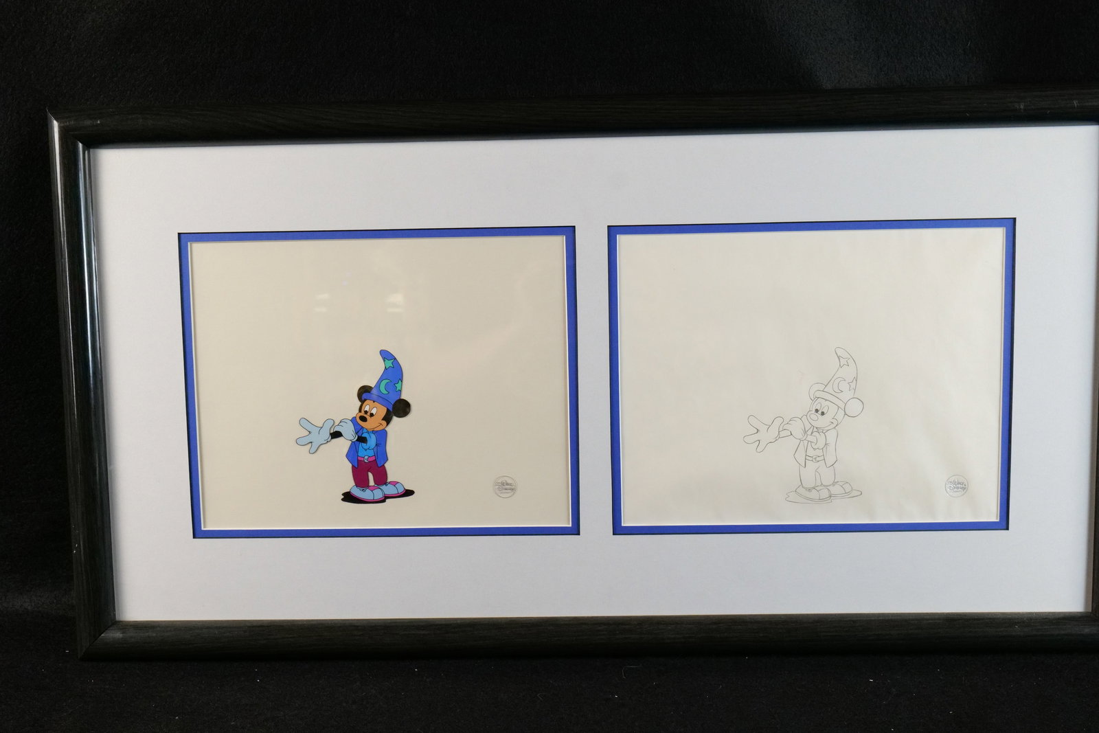 Mickey's 60th Birthday Special Original Production Cel & Clean Up Drawing (1 of 11)