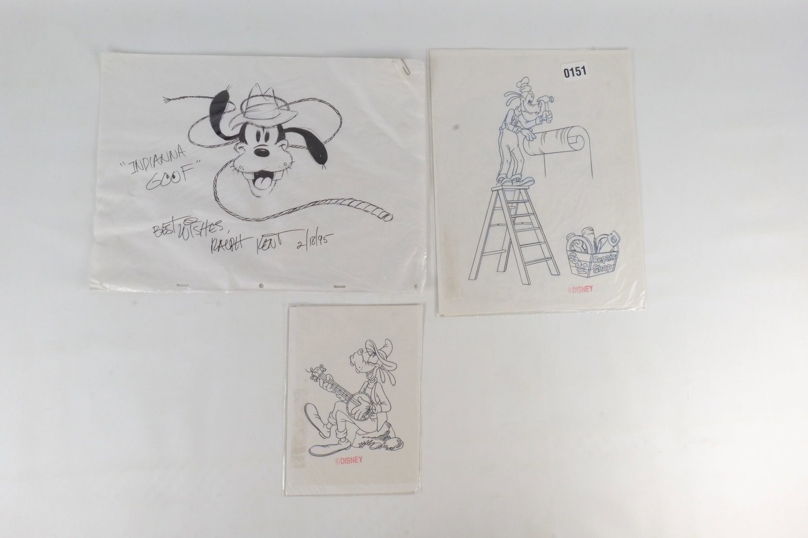 Lot of 3 Goofy Sketches (1 of 10)