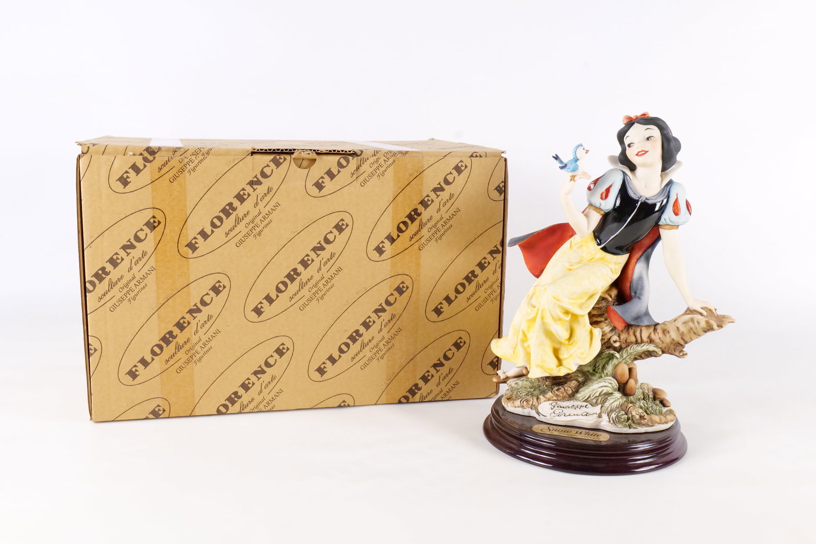 Disney Giuseppe Armani Snow White with Blue Bird Figurine (1 of 9)