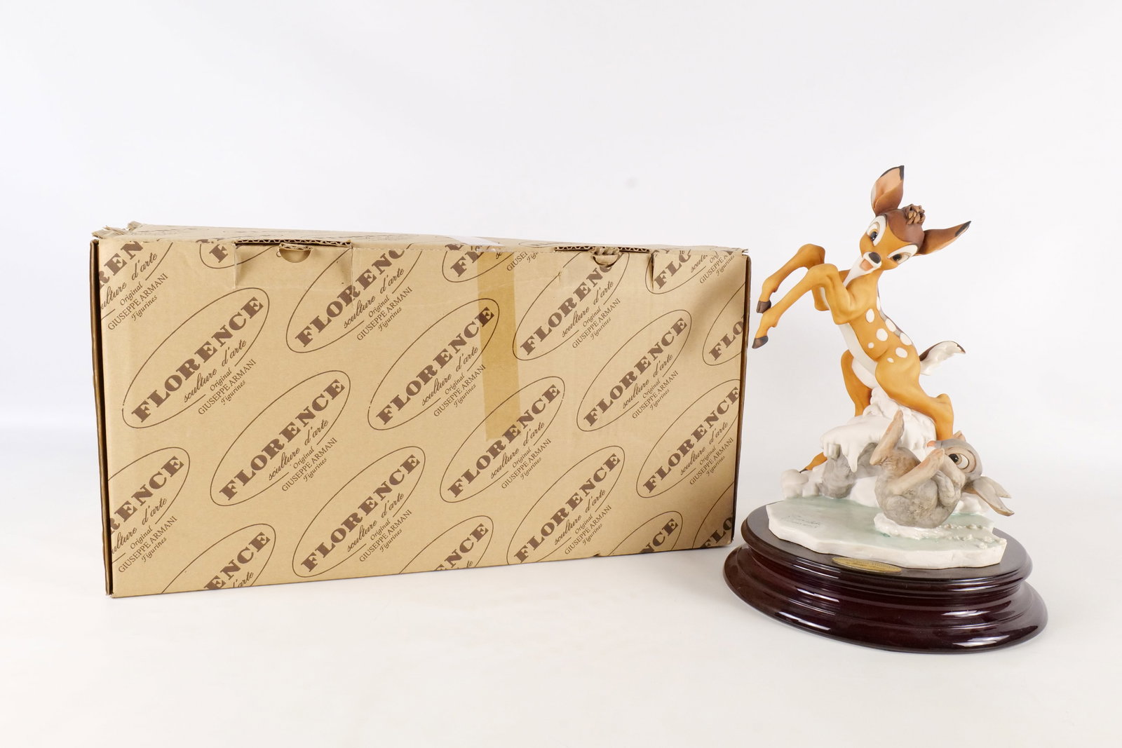 Disney Giuseppe Armani "Bambi and Thumper" Figurine (1 of 10)