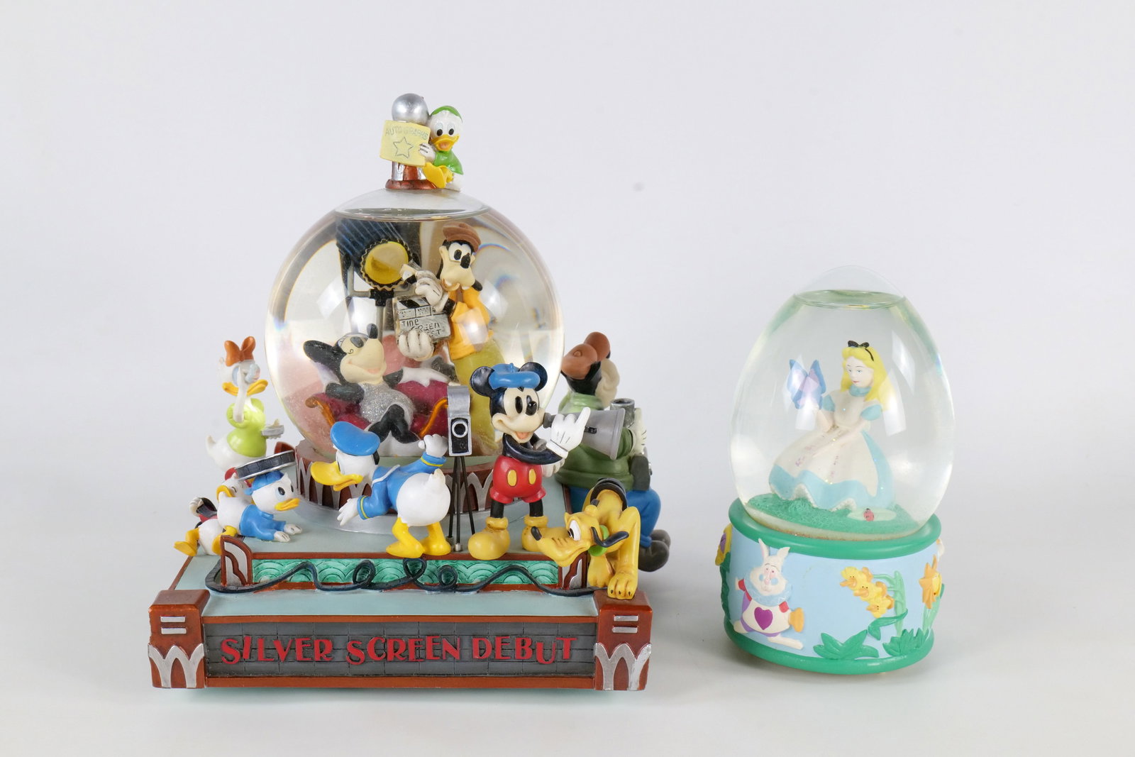 Lot of 2 Disney Musical Snow Globes (1 of 14)