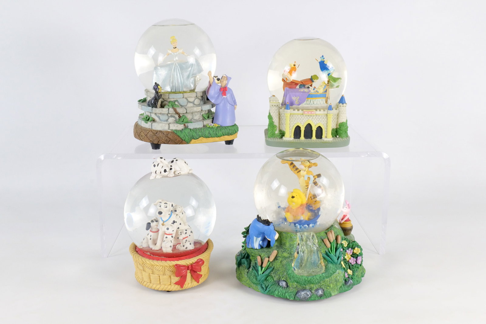 Lot of 4 Disney Musical Snow Globes (1 of 20)