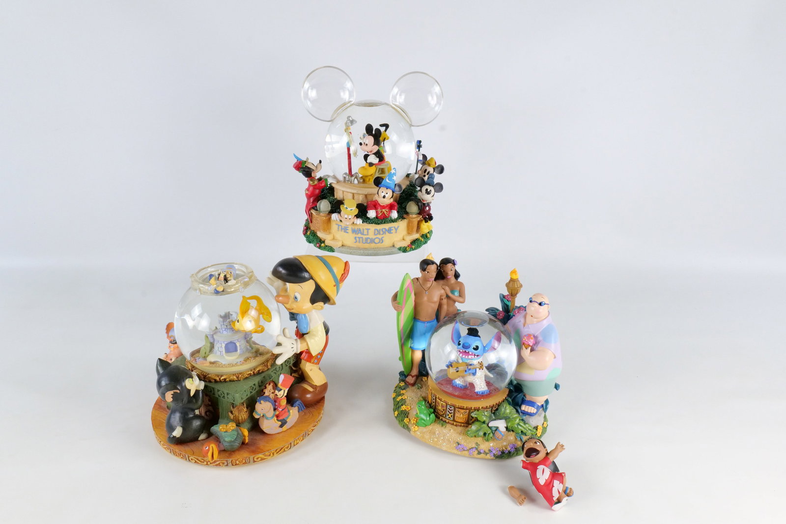 Lot of 3 Disney Musical Snow Globes (1 of 17)
