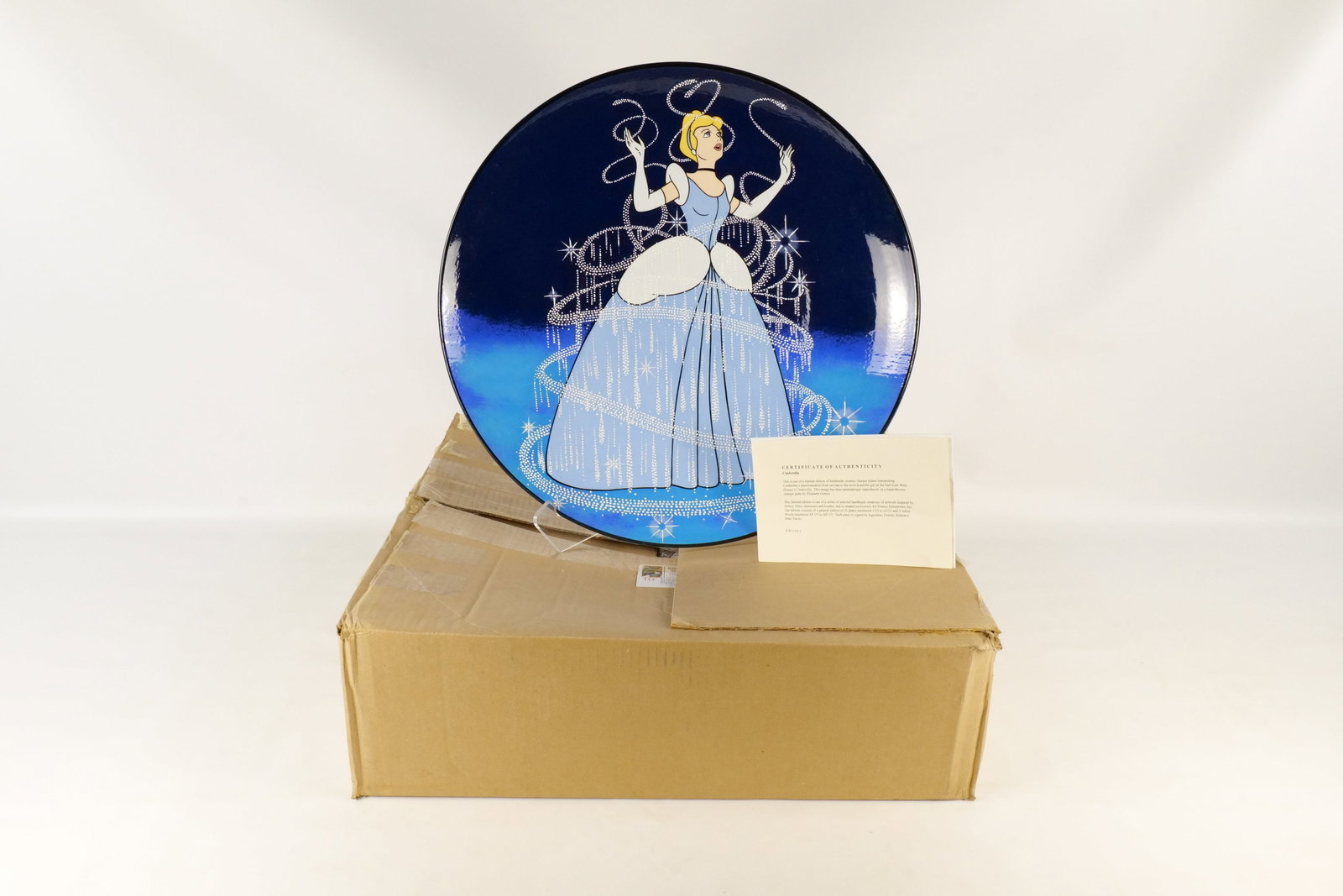 Disney Cinderella's Transformation Hand Painted Limited Edition Charger (1 of 10)