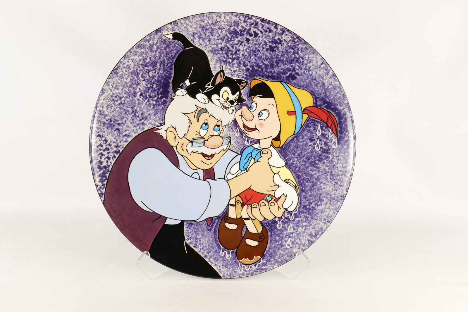 Disney Elizabeth Gomes Hand Painted Pinocchio Charger (1 of 7)