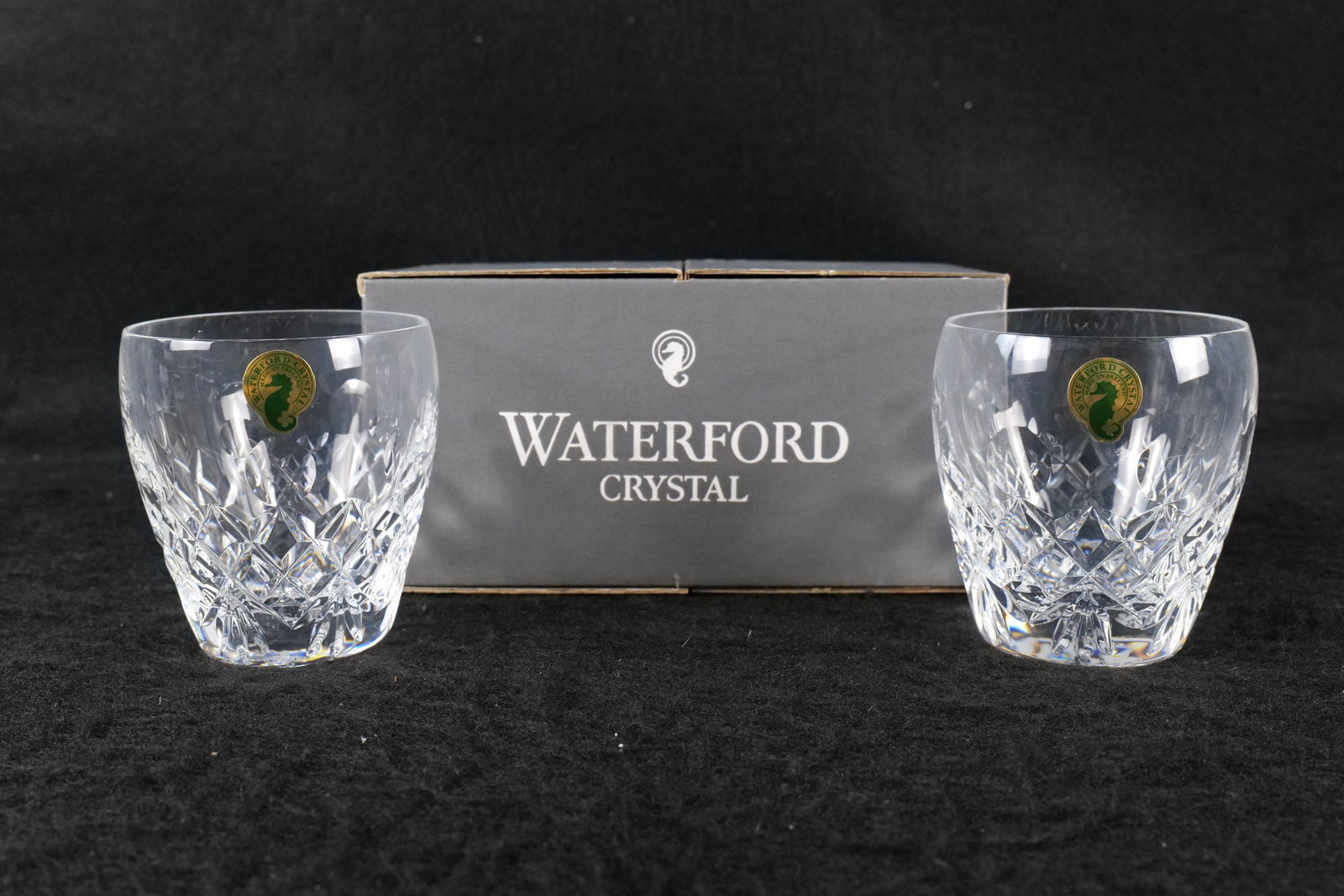 Pair of Disney Waterford Crystal Mickey Mouse 9 oz. Tumbler Glasses (1 of 7)