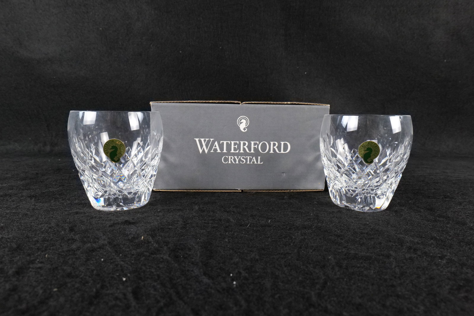Pair of Disney Waterford Crystal Mickey Mouse 9 oz. Tumbler Glasses (1 of 7)