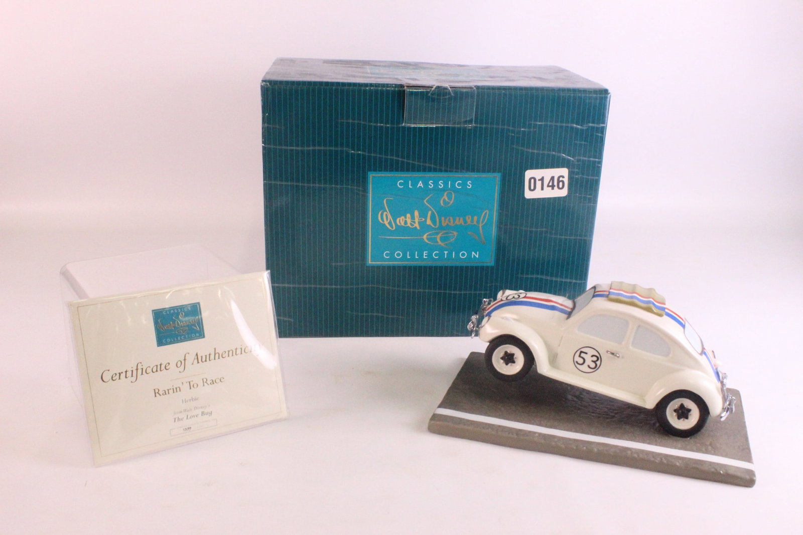 WDCC “Rarin to Race” Herbie Figurine (1 of 10)