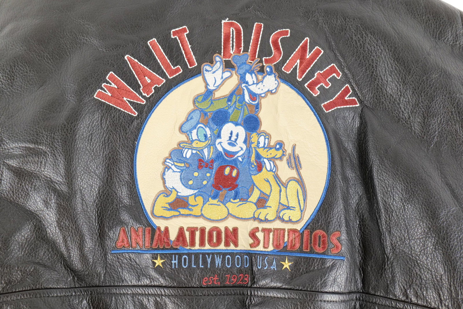 Walt Disney Animation Studio Leather Patchwork Jacket - 8