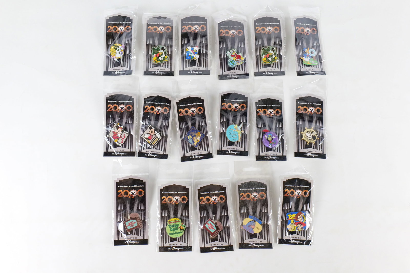 Lot of 17 Disney Countdown to the Millennium Pins (1 of 17)