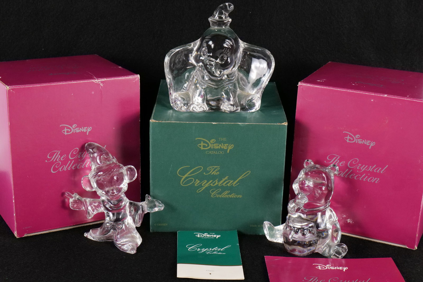 Lot of 3 Disney Catalog Crystal Figures (1 of 19)