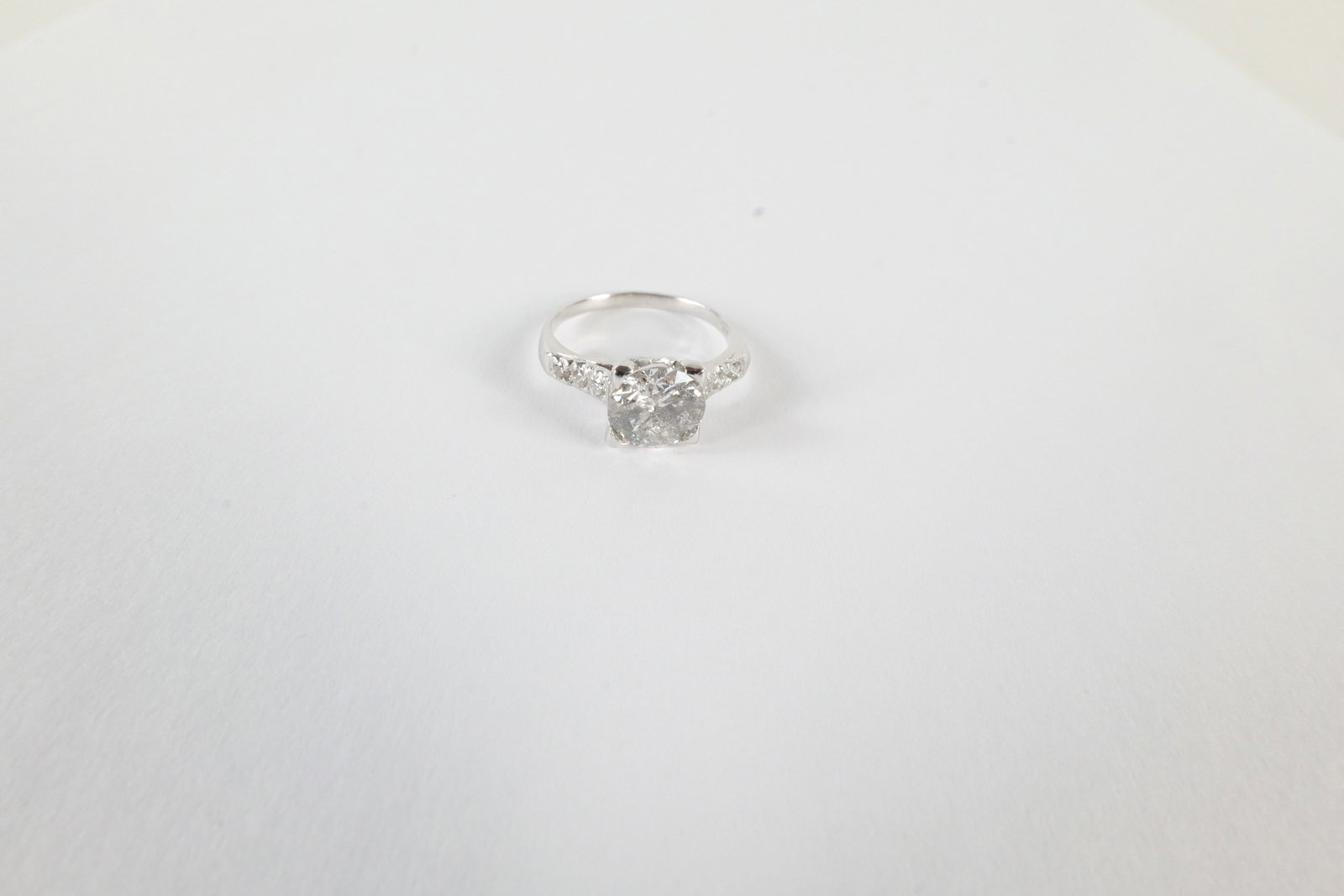 Platinum Diamond Ring - 6