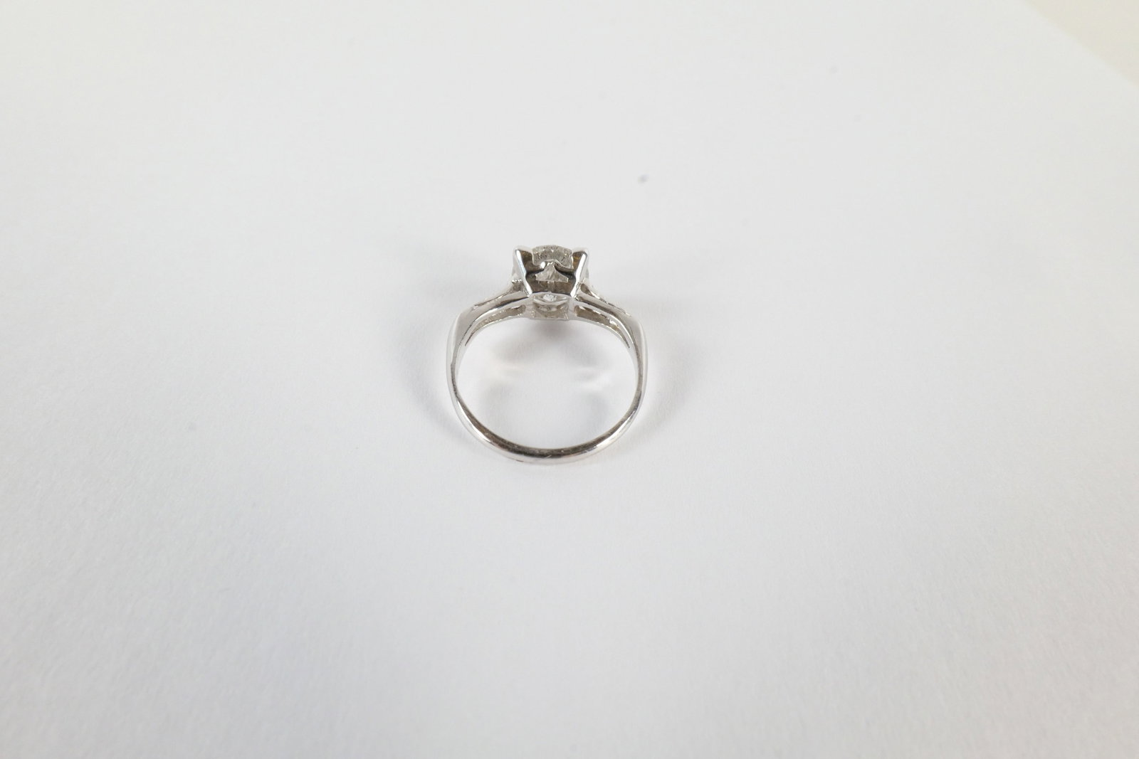 Platinum Diamond Ring - 7