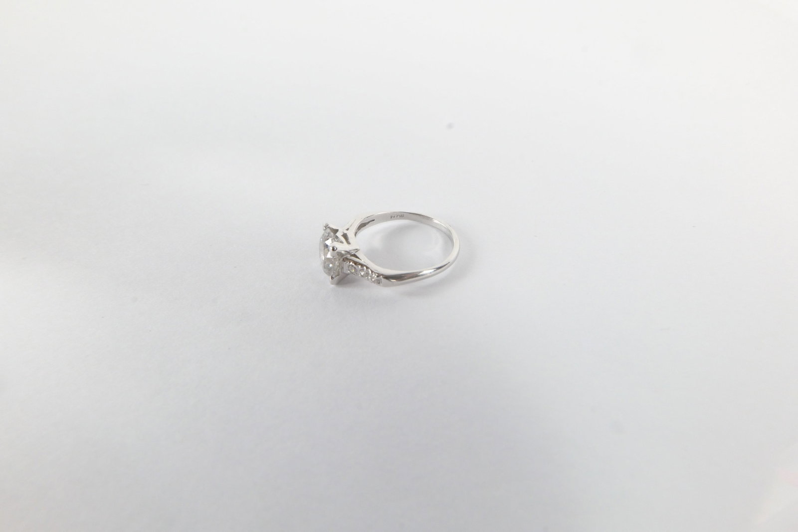 Platinum Diamond Ring - 8
