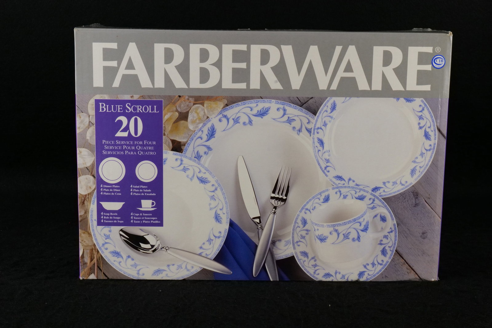 Two Ceramic Farber ware Dinnerware Sets - 2