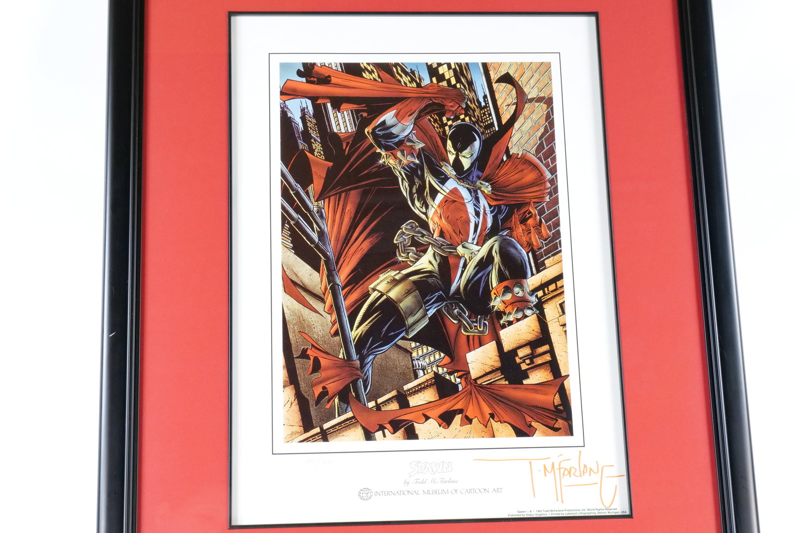 Spawn Lithograph - Signed by Todd McFarlane - 2