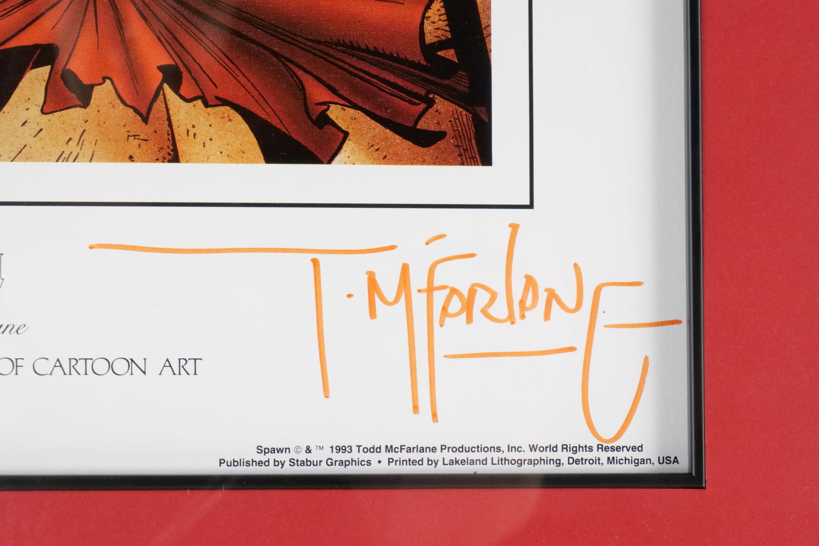 Spawn Lithograph - Signed by Todd McFarlane - 5