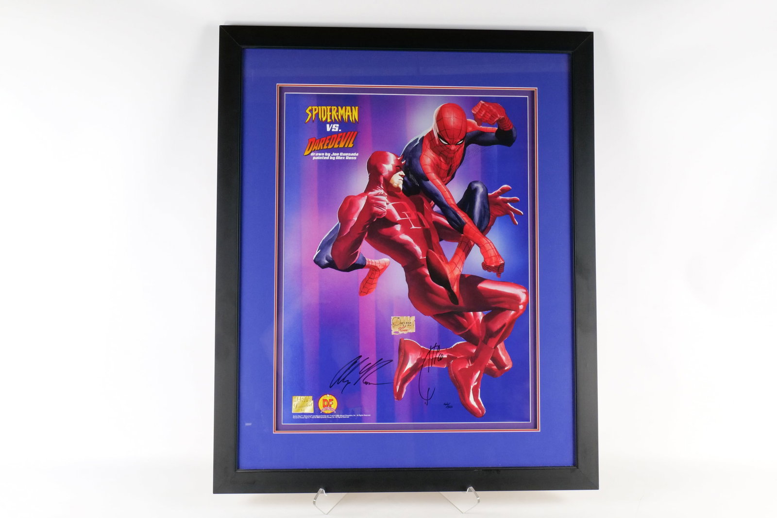 Spider-Man vs. Daredevil Lithograph - Double Signed (1 of 9)