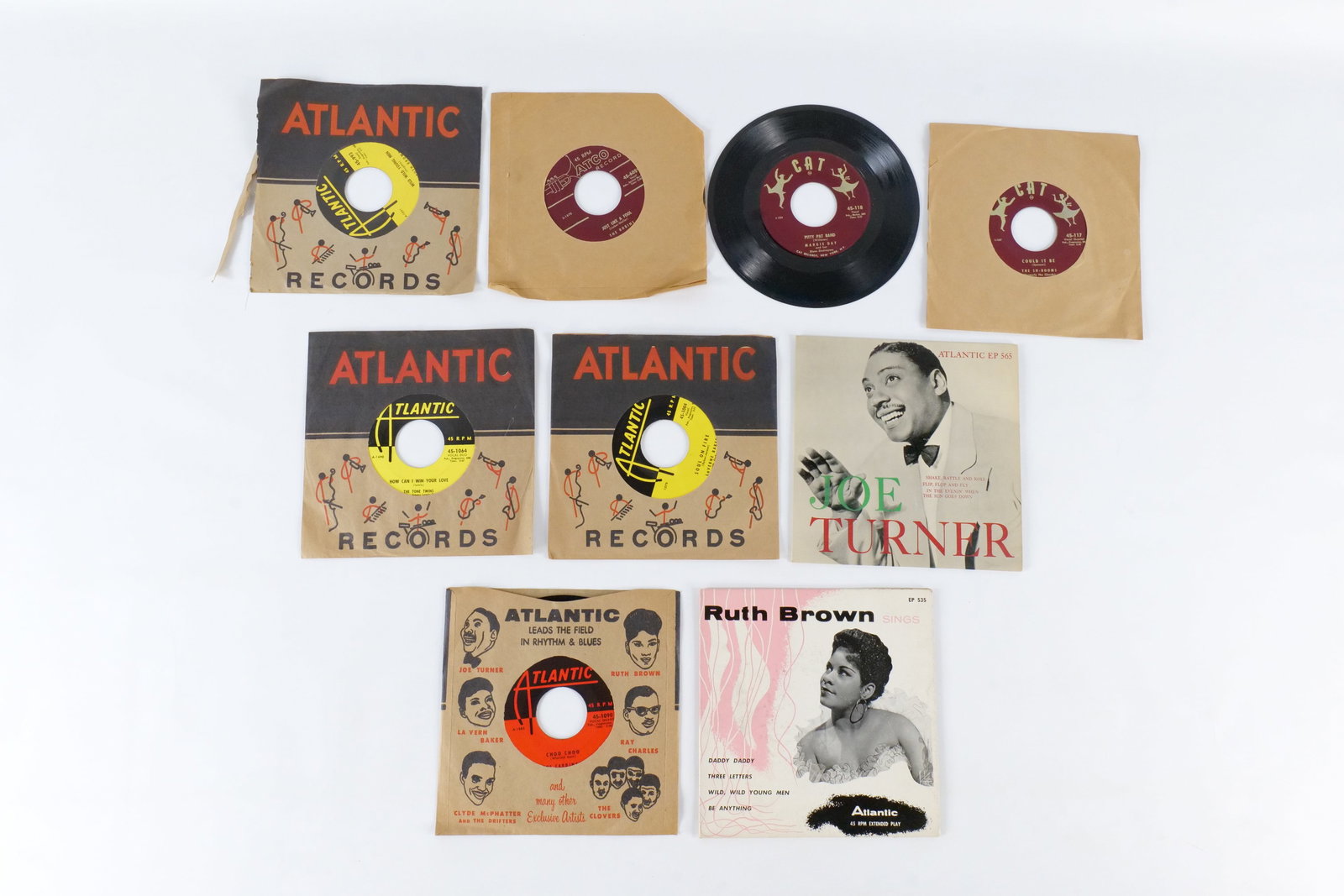 Vintage 1950's R&B and Jump Blues 45 RPM 7 inch Vinyl Record Collection (1 of 8)