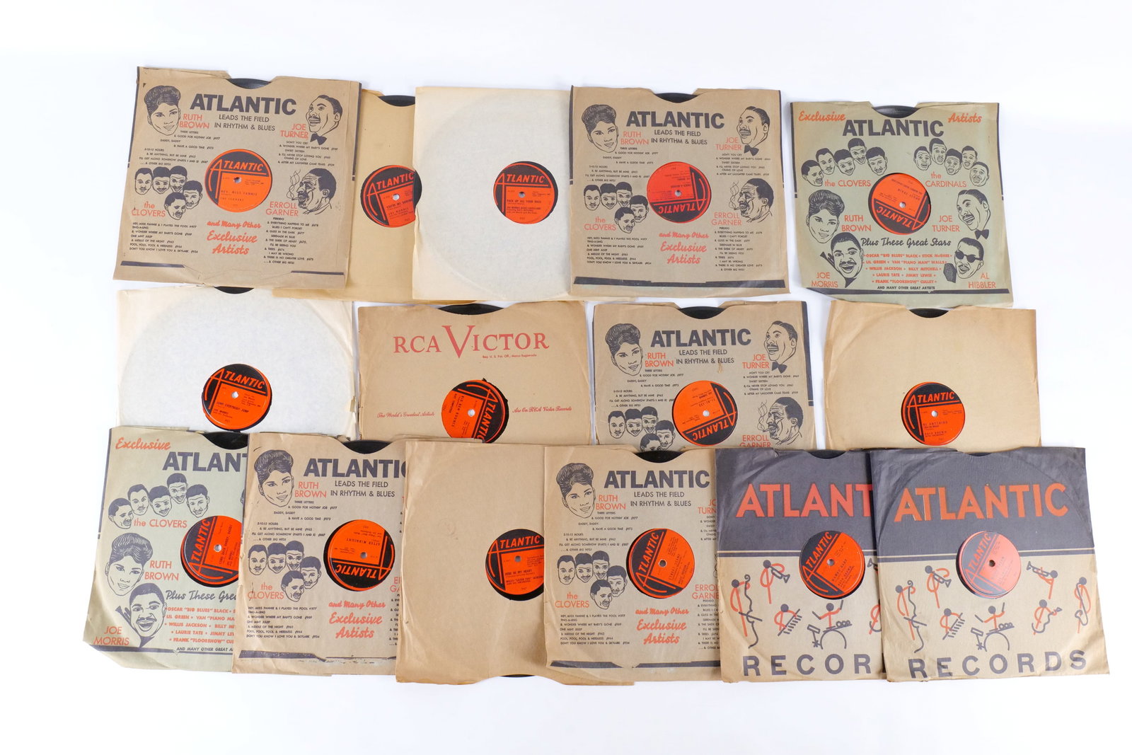 Lot of 15 Vintage 78 RPM Vinyl Records - Atlantic Records (1 of 15)