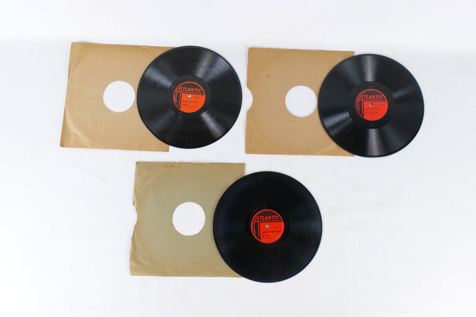 Lot of 3 Vintage Atlantic Records 78 RPM's (1 of 13)