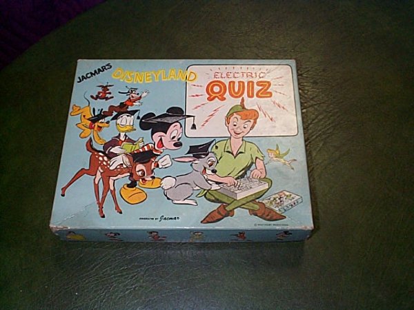 JacMar Disneyland Electric Quiz, Walt Disney Prod