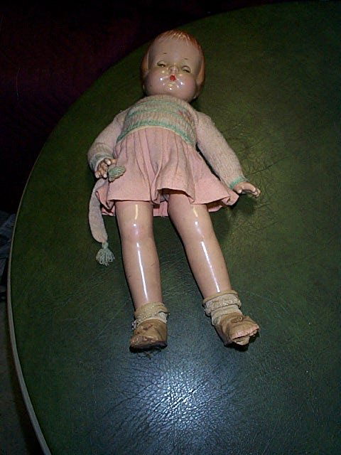 Effanbee Patsy-Ann Pat. #1283558, composition dol: Effanbee Patsy-Ann Pat. #1283558, composition doll. 18" long, in good condition, Buyer to pay $25.00 shipping and handling, all items to be sent USPS Priority Mail with Delivery Confirmation. Insuranc