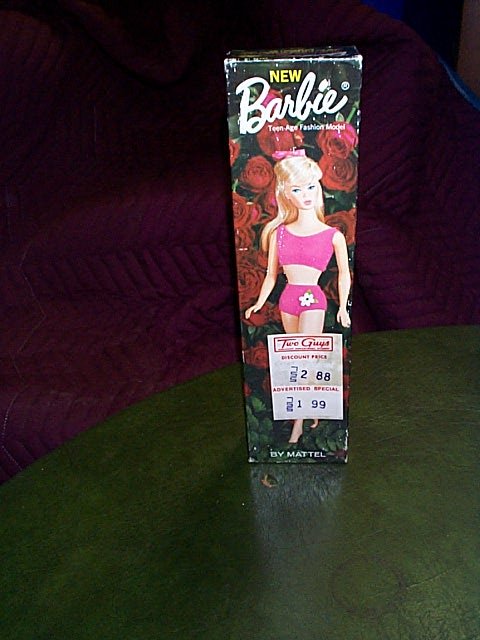 Mattel New Barbie Box, Teenage Model, Blonde, #11